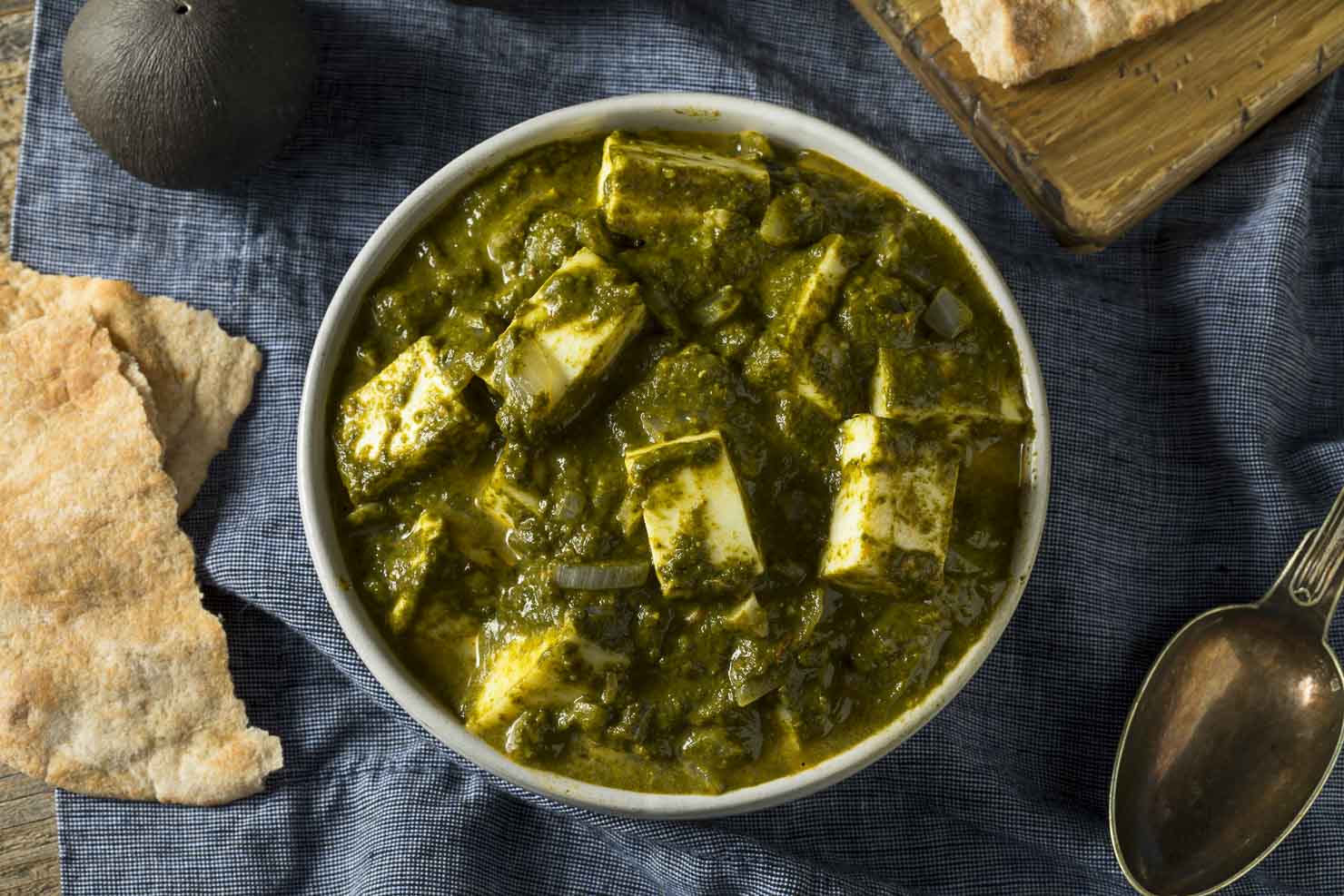 Homemade Healthy Palak Paneer Bowl Homemade Healthy Palak Paneer Bowl